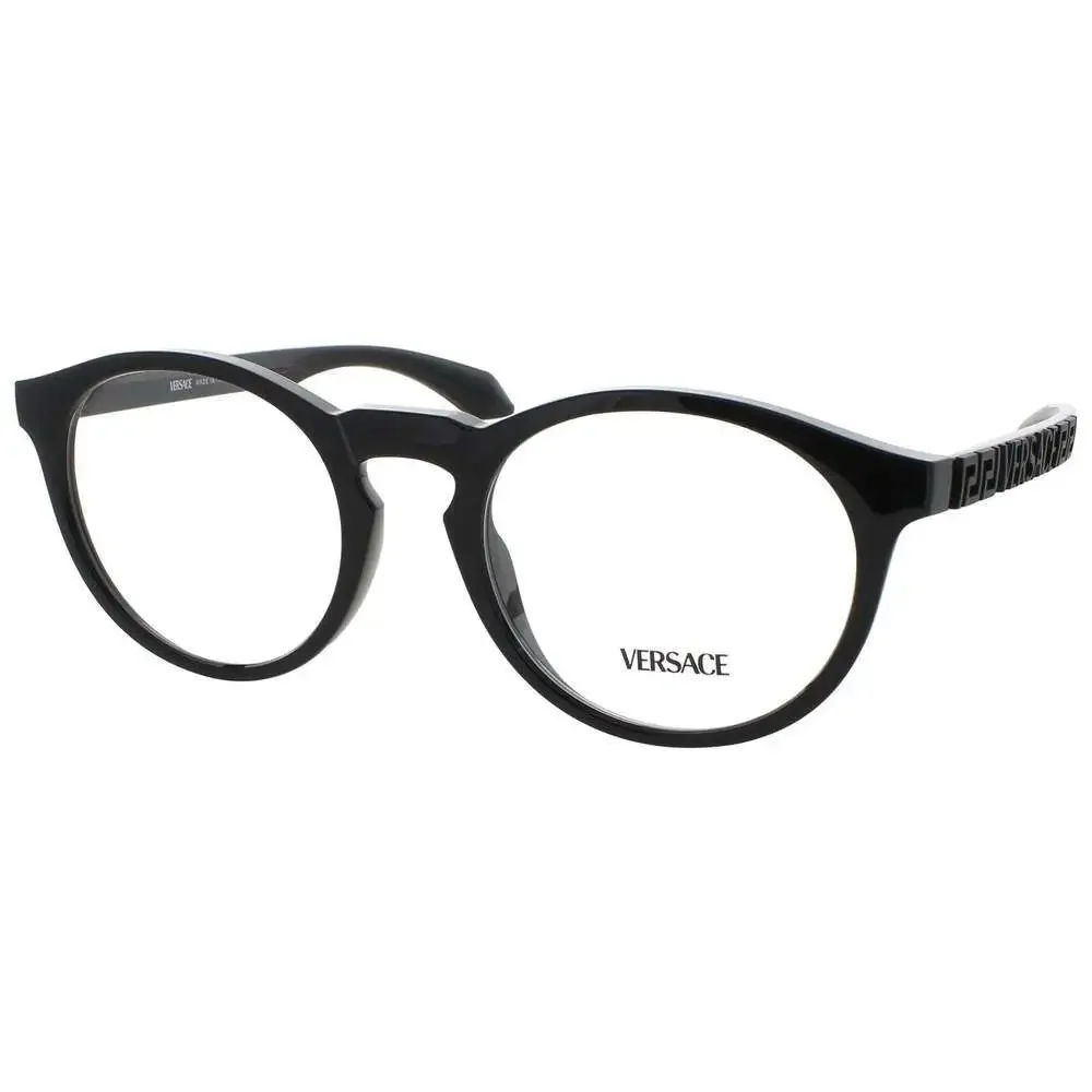 Versace 0VE3355U-GB1 Unisex Eyeglasses GB1 BLACK ACETATE